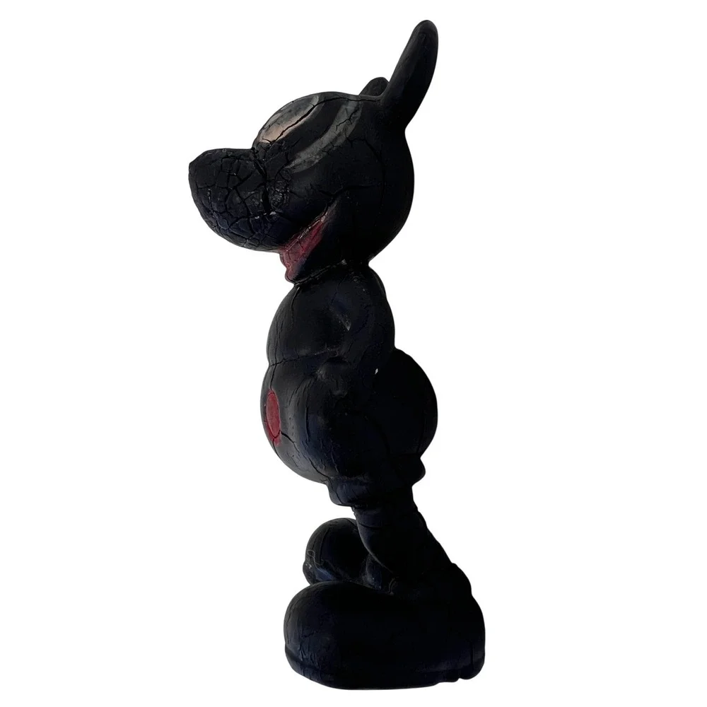 Rare 1930s Seiberling Latex Mickey Mouse Figure Vintage Disneyana Folk Art Decor - Picture 2 of 7